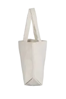 Mała torba z dnem bawełniana - Zdjęcie bok