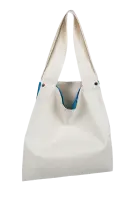 Podwójna torba na koc bawełniana - Zdjęcie bok tył