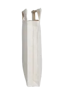 Torba bawełniana z drewnianymi rączkami - Zdjęcie bok