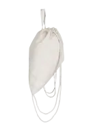 bawełniany Woreczek ściągany sznurkiem i rączką - Zdjęcie bok