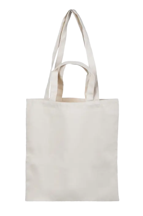 Torba bawełniana płaska z podwójnymi uszami - Zdjęcie