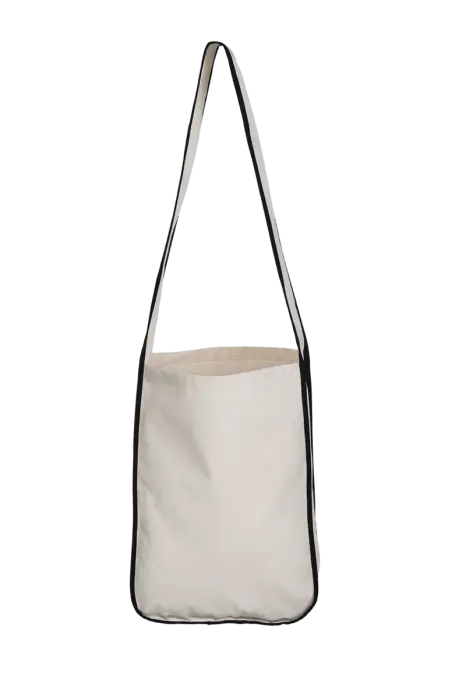 Torba bawełniana "ucho w dno" mniejsza, lamowana - Zdjęcie