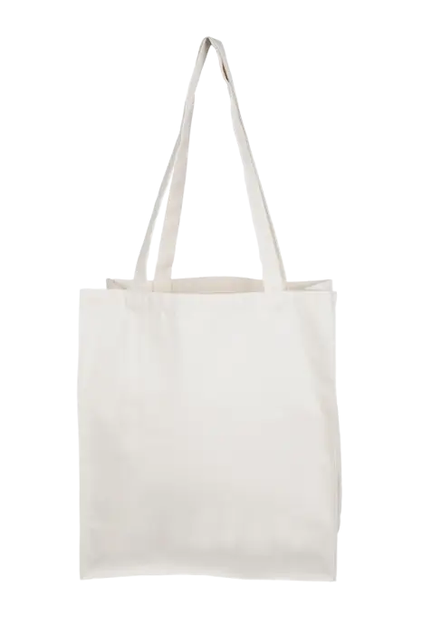 Torba bawełniana z dnem, z przeszytymi bokami - Zdjęcie