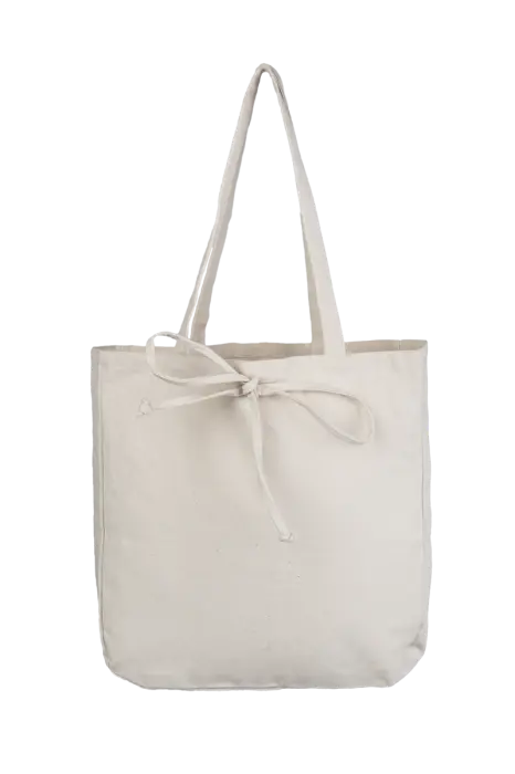 Torba bawełniana z doszywanym dnem i bokami - Zdjęcie