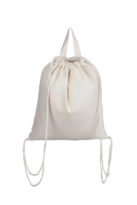 bawełniany Woreczek ściągany sznurkiem i rączką - Zdjęcie